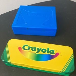 🌴 Crayola tin and case
